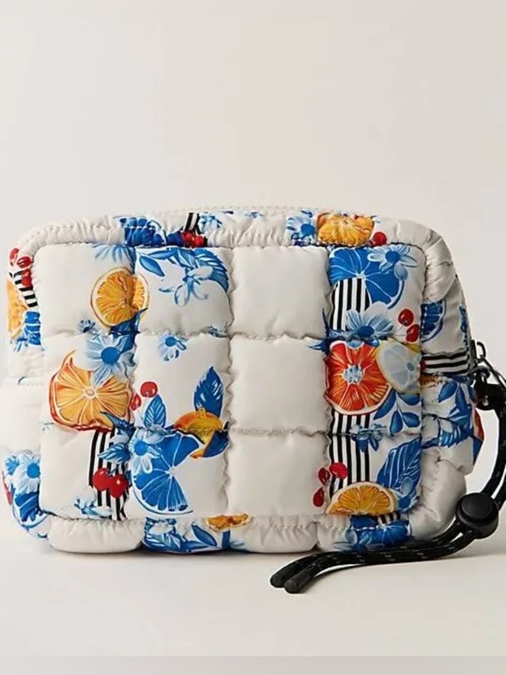 NWOT Free People FP Movement Printed Quilted Mini Case